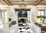 Black and White XX-Large Brazilian Cowhide Rug 8'9"H x 6'9"W #A43689 by Hudson Hides