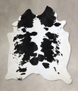 Black and White XX-Large Brazilian Cowhide Rug 7'7"H x 6'8"W #A43696 by Hudson Hides