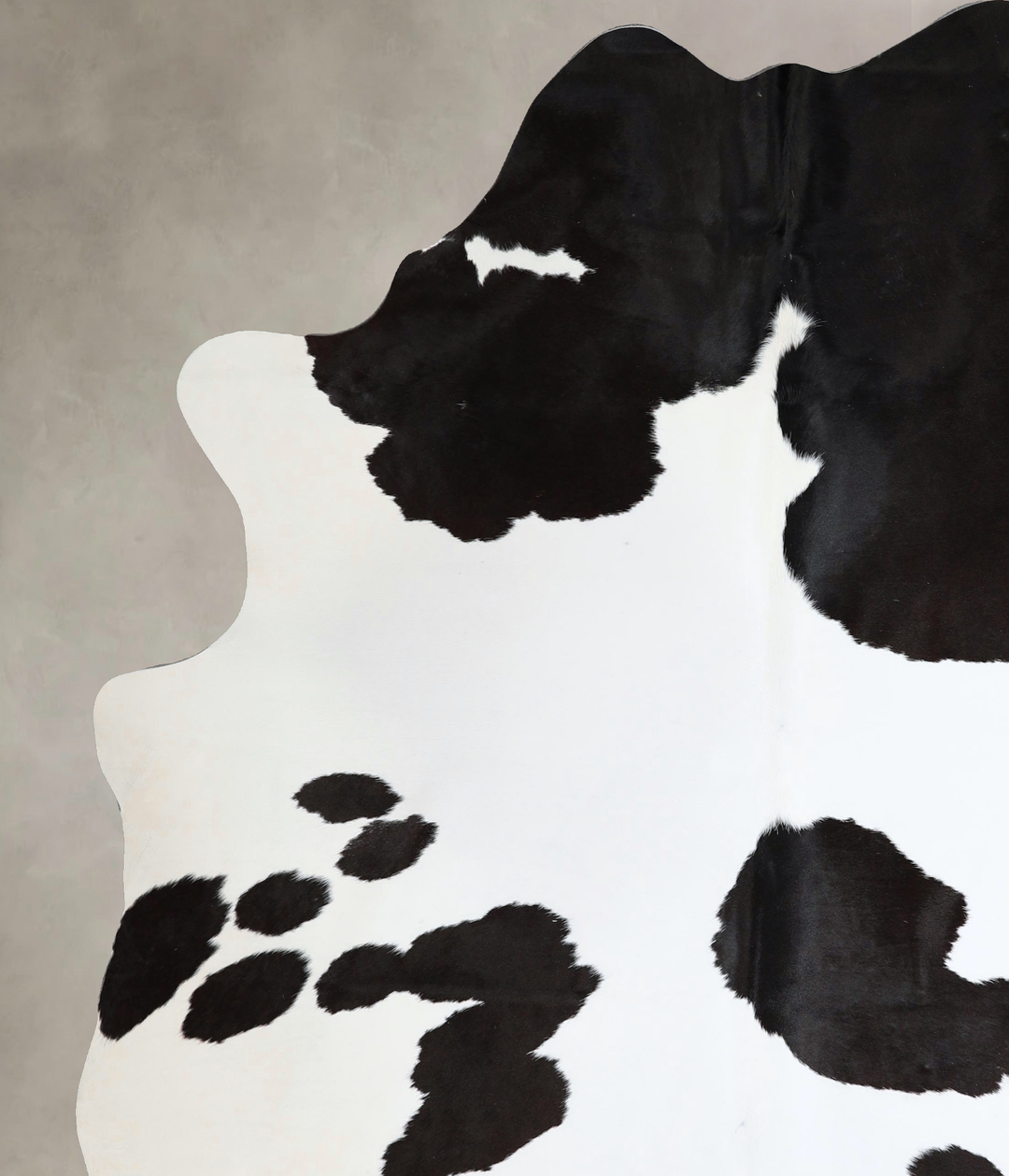 Black and White XX-Large Brazilian Cowhide Rug 8'5"H x 6'10"W #A43697 