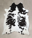 Black and White XX-Large Brazilian Cowhide Rug 8'6"H x 7'0"W #A43709 by Hudson Hides