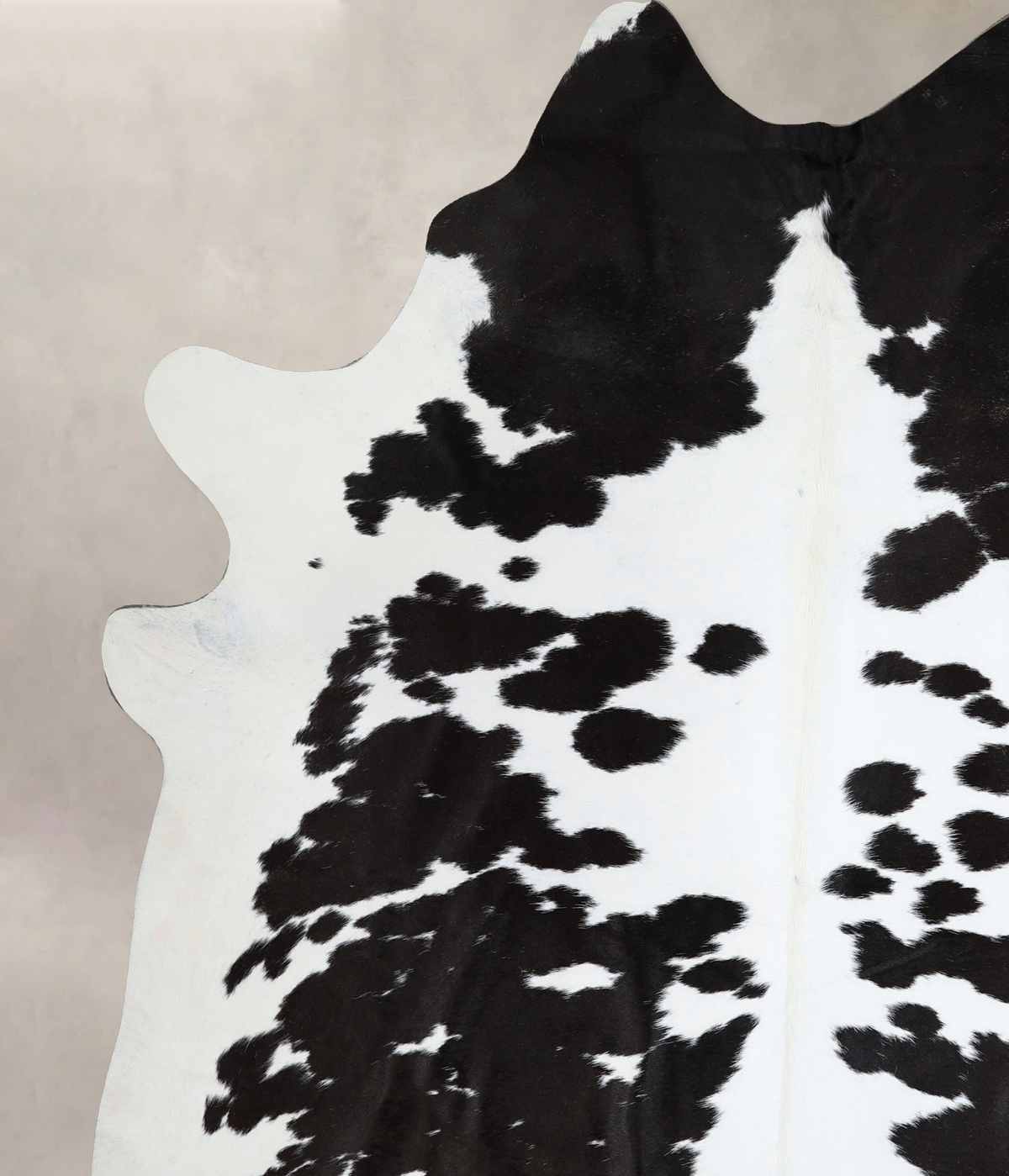 Black and White XX-Large Brazilian Cowhide Rug 8'6"H x 7'0"W #A43709 by Hudson Hides