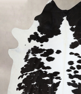 Black and White XX-Large Brazilian Cowhide Rug 8'6"H x 7'0"W #A43709 by Hudson Hides