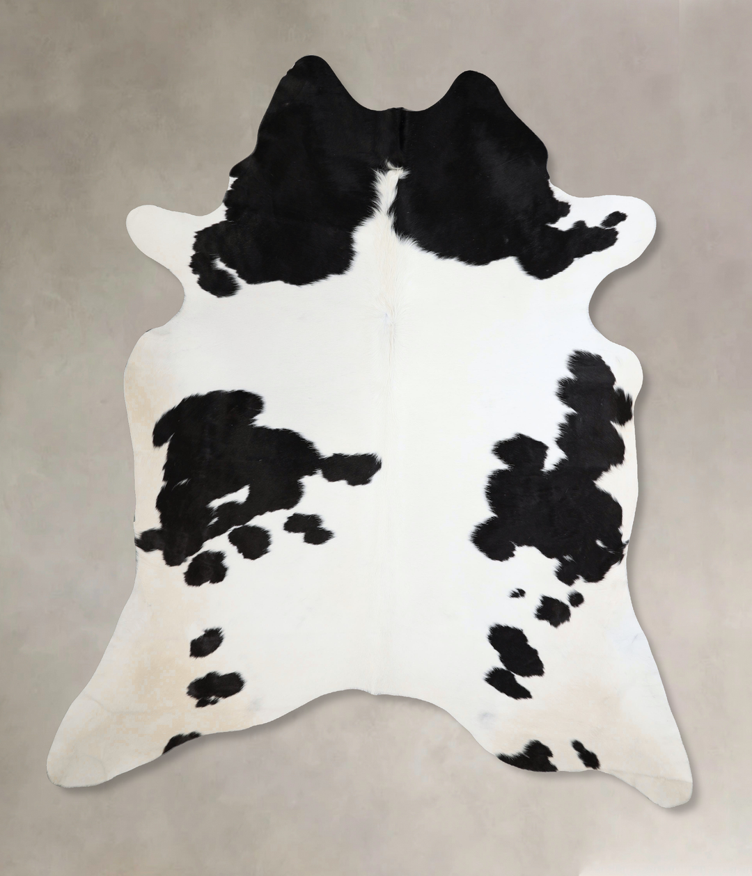 Black and White XX-Large Brazilian Cowhide Rug 8'2"H x 6'10"W #A43714 