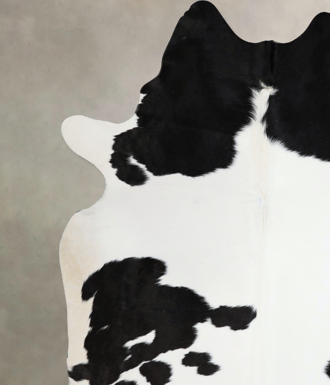 Black and White XX-Large Brazilian Cowhide Rug 8'2"H x 6'10"W #A43714 