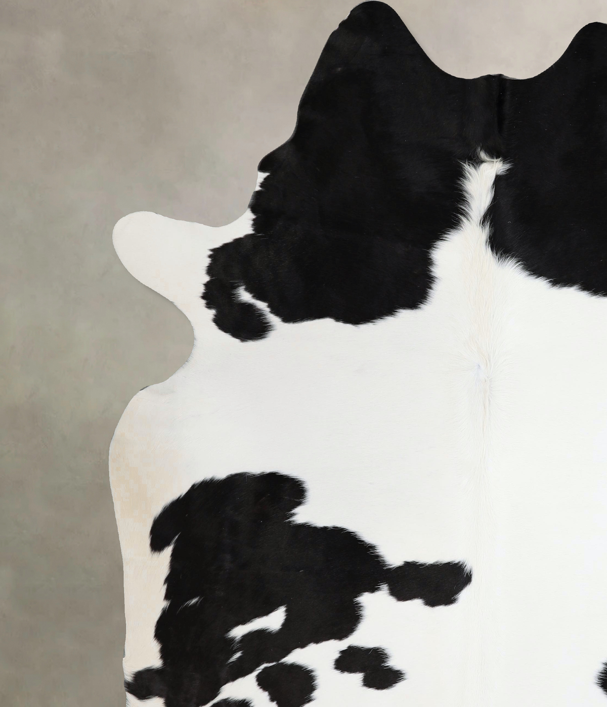 Black and White XX-Large Brazilian Cowhide Rug 8'2"H x 6'10"W #A43714 by Hudson Hides