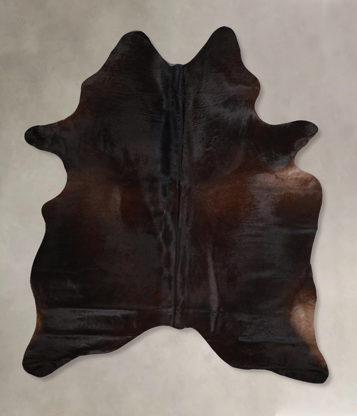 Chocolate X-Large Brazilian Cowhide Rug 7'8"H x 5'7"W #A43724 by Hudson Hides