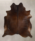 Chocolate X-Large Brazilian Cowhide Rug 7'3"H x 6'2"W #A43729 by Hudson Hides