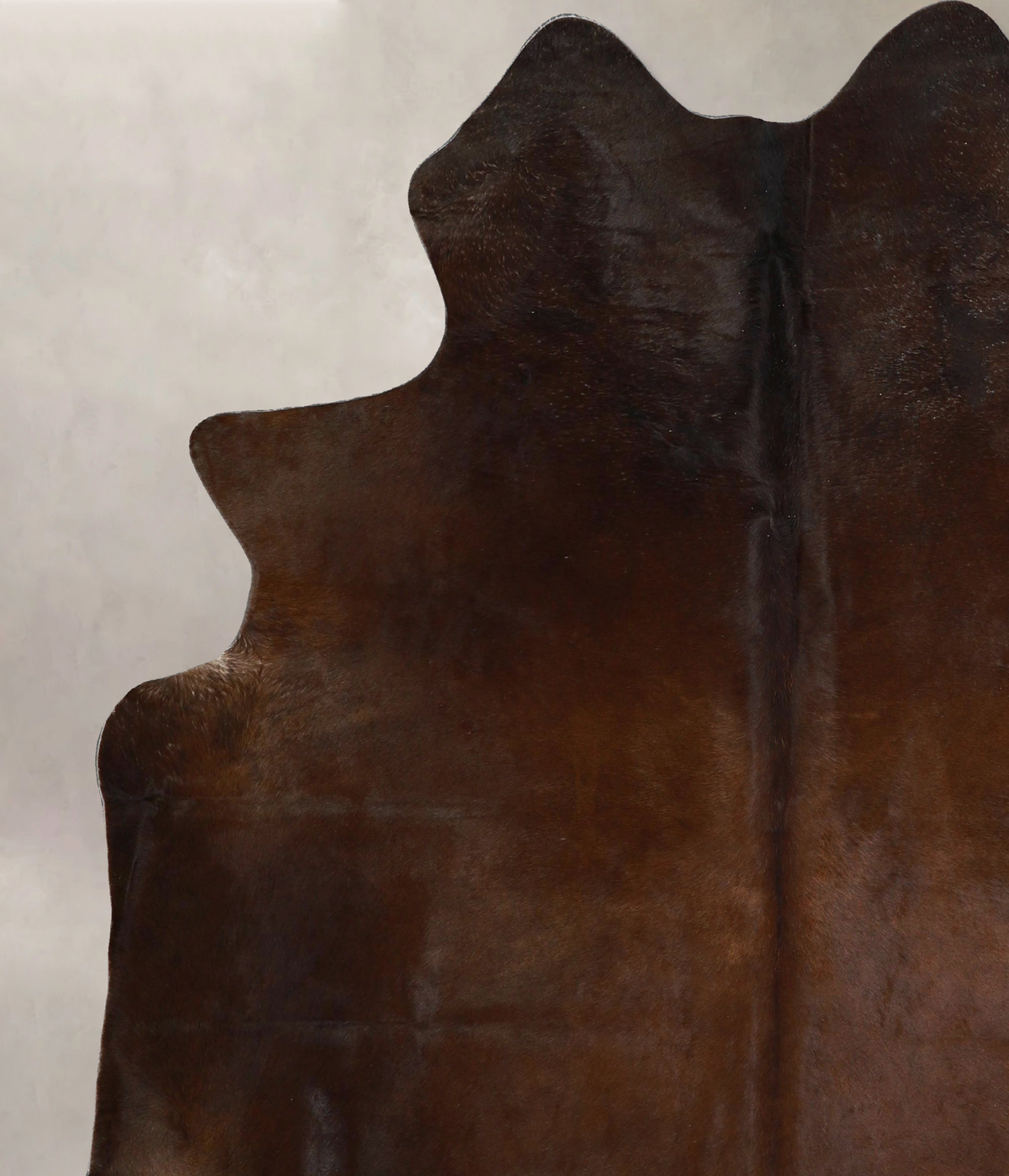 Chocolate X-Large Brazilian Cowhide Rug 7'3"H x 6'2"W #A43729 by Hudson Hides