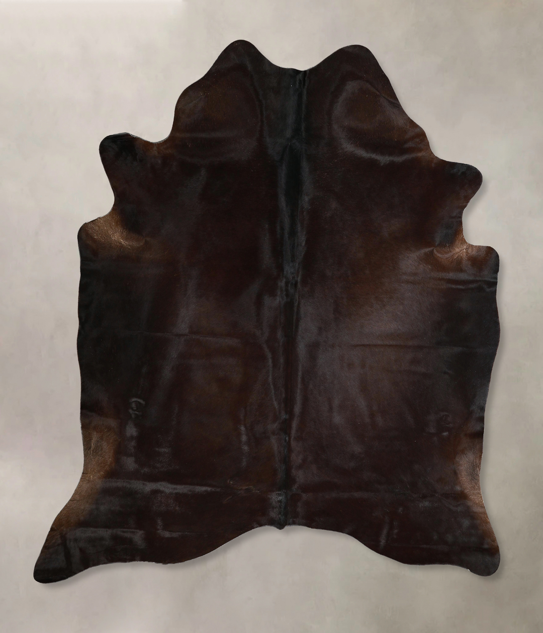 Chocolate X-Large Brazilian Cowhide Rug 7'4"H x 6'4"W #A43731 by Hudso