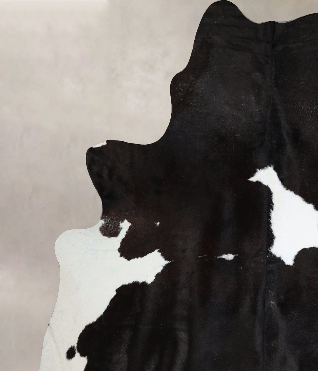 Black and White XX-Large Brazilian Cowhide Rug 7'11"H x 6'6"W #A43735 