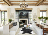 Black and White XX-Large Brazilian Cowhide Rug 7'11"H x 6'6"W #A43735 by Hudson Hides