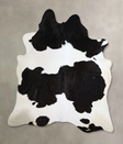 Black and White XX-Large Brazilian Cowhide Rug 8'0"H x 6'7"W #A43742 by Hudson Hides