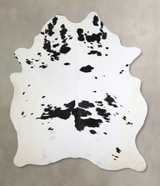 Black and White XX-Large Brazilian Cowhide Rug 8'5"H x 6'1"W #A43743 by Hudson Hides
