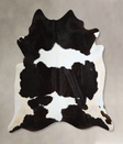 Black and White XX-Large Brazilian Cowhide Rug 7'11"H x 7'5"W #A43744 by Hudson Hides