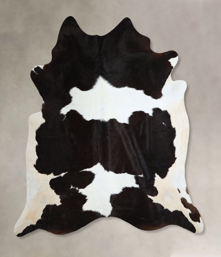 Black and White XX-Large Brazilian Cowhide Rug 7'11"H x 7'5"W #A43744 by Hudson Hides