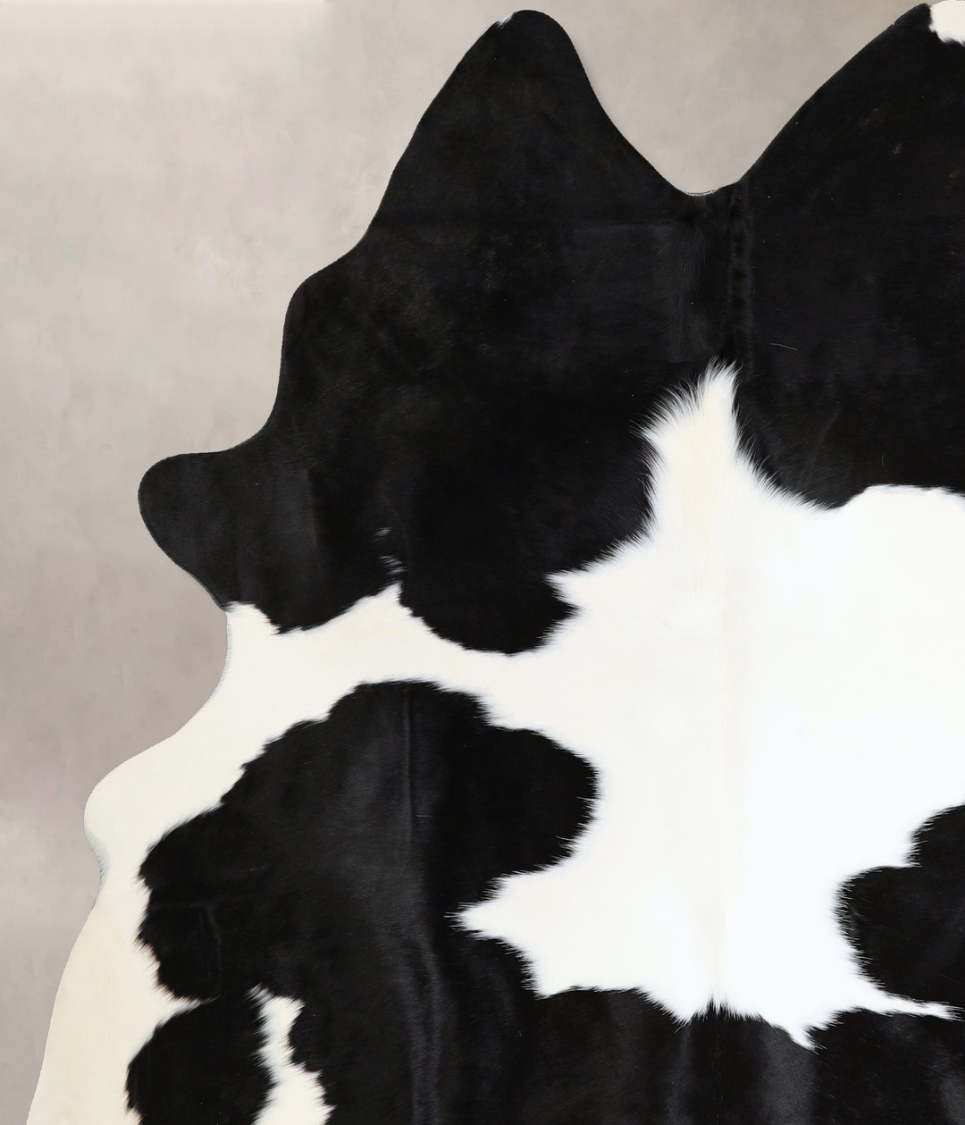 Black and White XX-Large Brazilian Cowhide Rug 7'9"H x 6'7"W #A43753 b