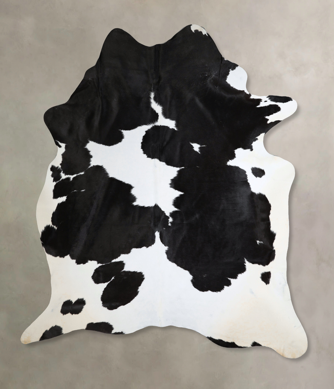 Black and White XX-Large Brazilian Cowhide Rug 8'2"H x 6'8"W #A43759 b