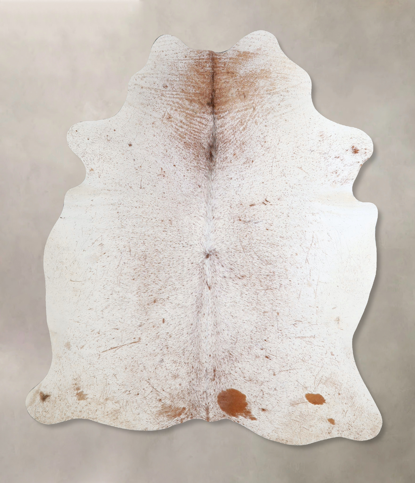 Salt and Pepper Brown Cowhide Rug #A43766