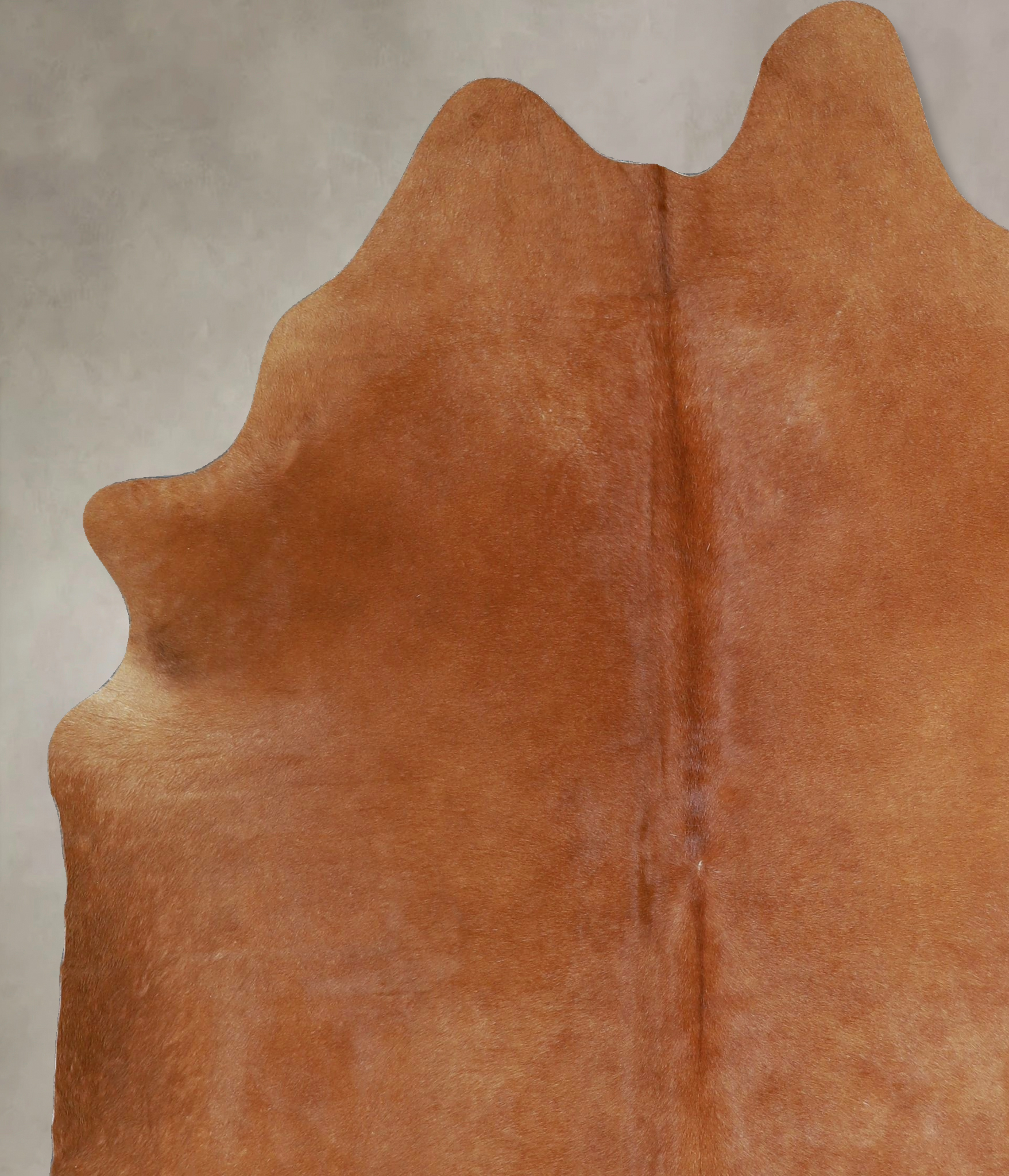 Solid Brown Cowhide Rug #A43769