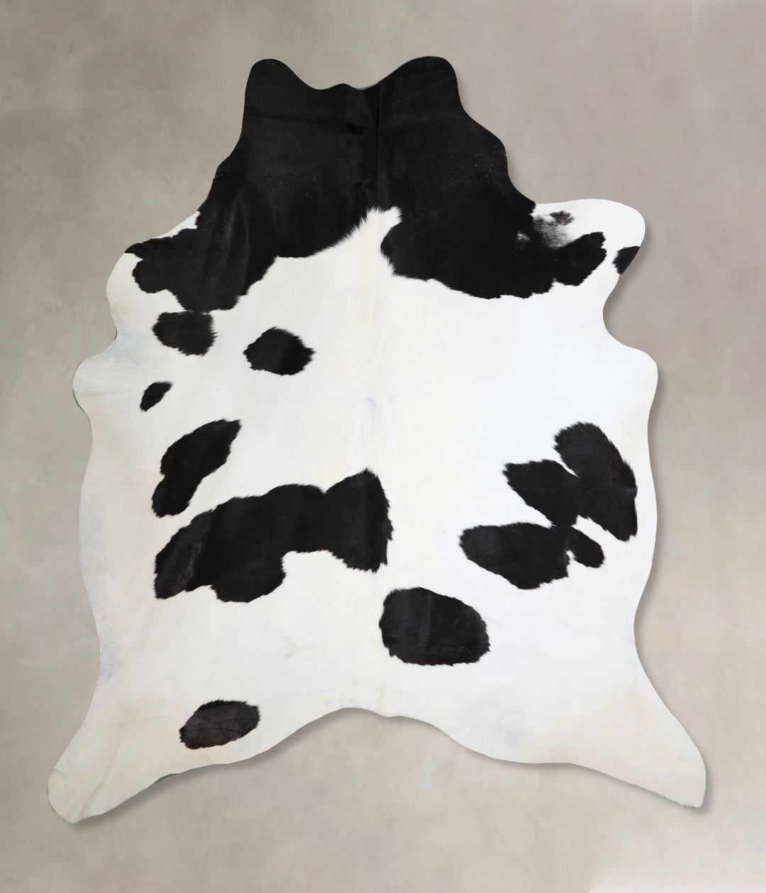Black and White XX-Large Brazilian Cowhide Rug 8'5"H x 6'10"W #A43803 
