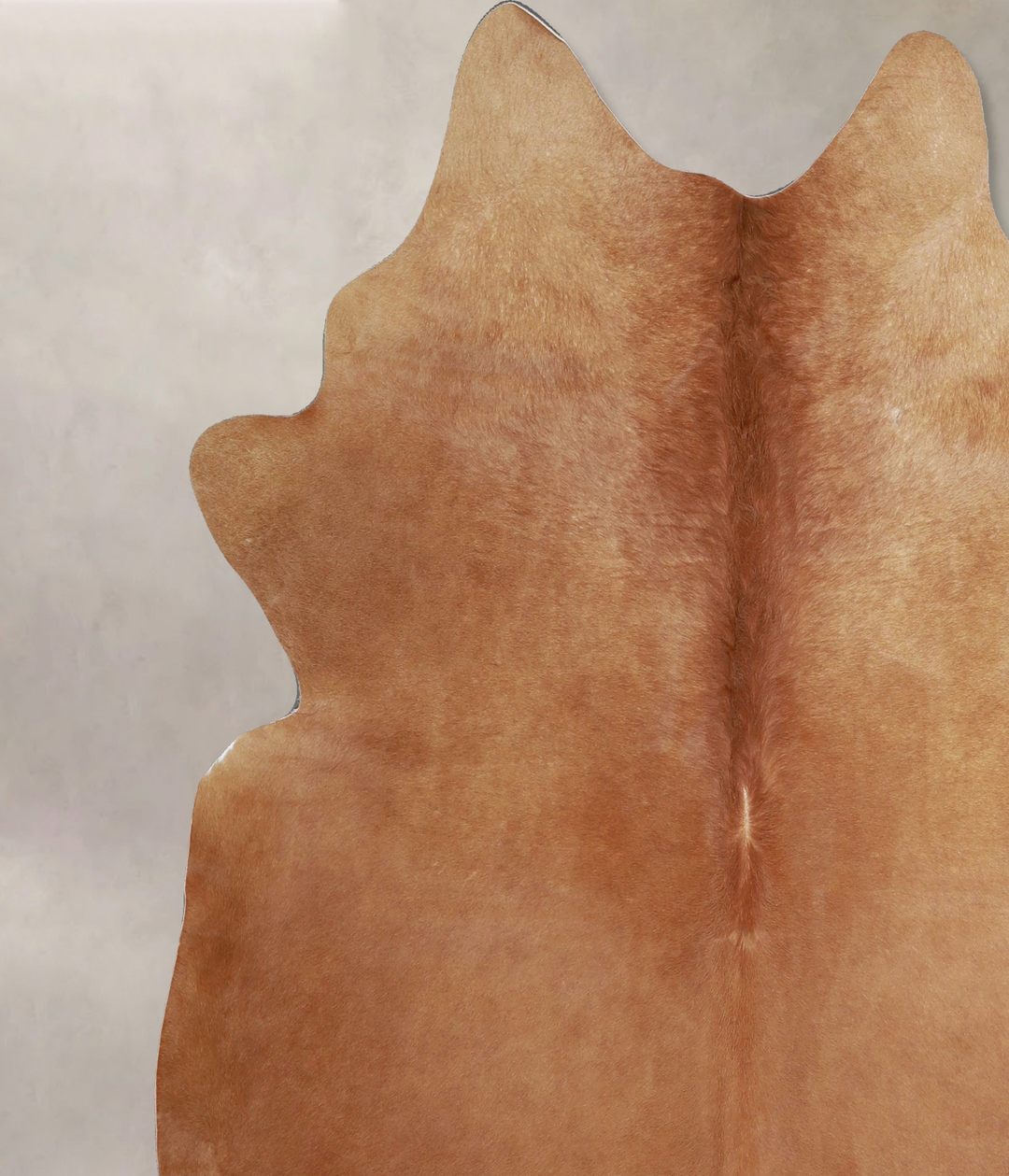 Solid Brown X-Large Brazilian Cowhide Rug 6'10"H x 6'6"W #A43809 by Hu