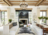 Salt and Pepper Black X-Large Brazilian Cowhide Rug 8'1"H x 6'2"W #A43828 by Hudson Hides