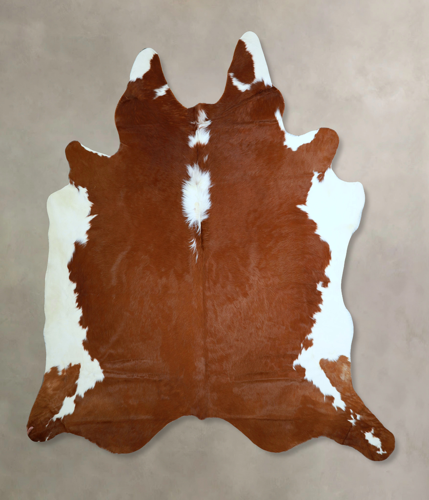 Hereford XX-Large Brazilian Cowhide Rug 8'5"H x 7'8"W #A43835 by Hudson Hides