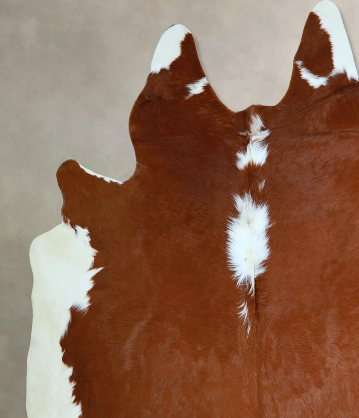 Hereford XX-Large Brazilian Cowhide Rug 8'5"H x 7'8"W #A43835 by Hudson Hides