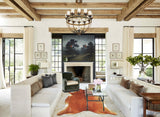 Solid Brown X-Large Brazilian Cowhide Rug 6'10"H x 6'0"W #A43838 by Hudson Hides