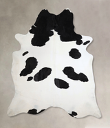 Black and White XX-Large Brazilian Cowhide Rug 8'11"H x 7'4"W #A43870 by Hudson Hides