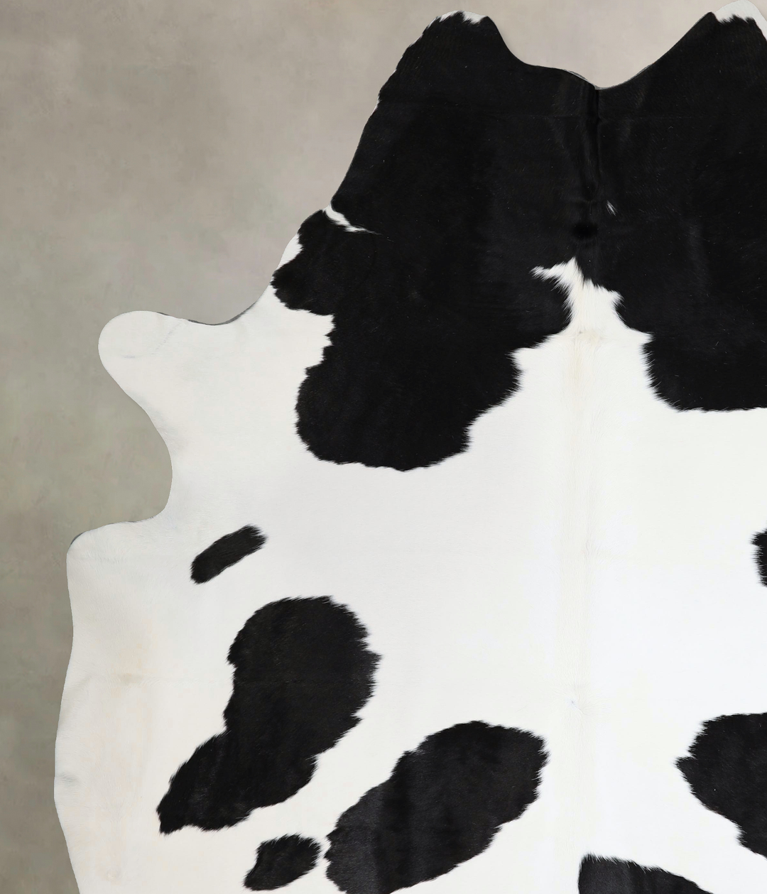 Black and White XX-Large Brazilian Cowhide Rug 8'11"H x 7'4"W #A43870 
