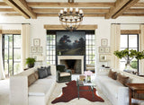 Solid Brown X-Large Brazilian Cowhide Rug 7'5"H x 6'0"W #A43885 by Hudson Hides