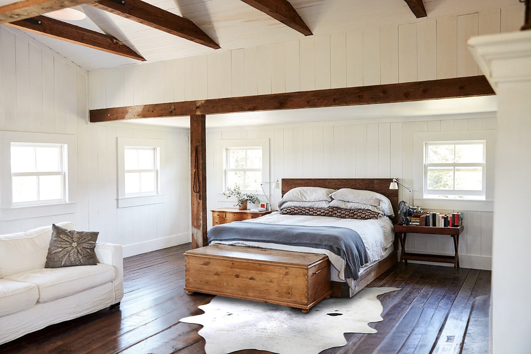 Salt and Pepper Black XX-Large Brazilian Cowhide Rug 8'6"H x 6'10"W #A