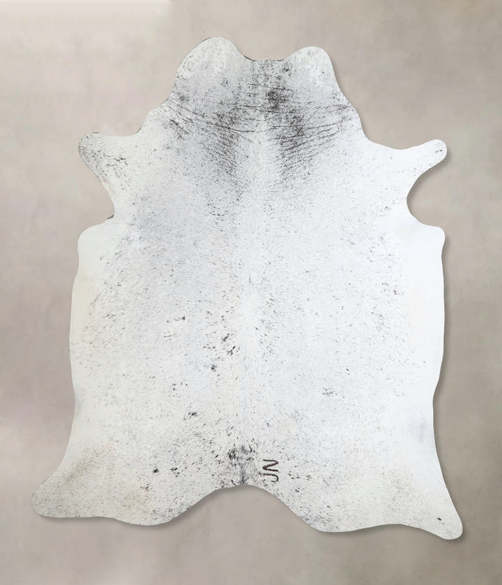Salt and Pepper Black XX-Large Brazilian Cowhide Rug 7'11"H x 6'10"W #A43890 by Hudson Hides