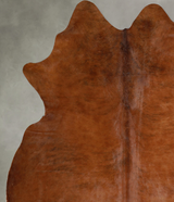 Medium Brindle XX-Large Brazilian Cowhide Rug 7'8"H x 6'8"W #A43891 by Hudson Hides