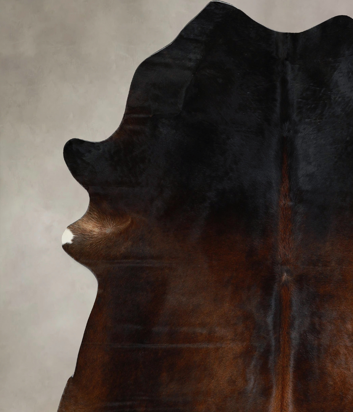 Chocolate X-Large Brazilian Cowhide Rug 7'8"H x 6'5"W #A43896 by Hudson Hides