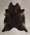Chocolate XX-Large Brazilian Cowhide Rug 7'3