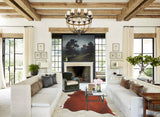 Solid Brown X-Large Brazilian Cowhide Rug 6'10"H x 6'0"W #A43930 by Hudson Hides