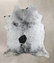 Salt and Pepper Black X-Large Brazilian Cowhide Rug 7'7