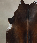 Chocolate X-Large Brazilian Cowhide Rug 6'11"H x 7'1"W #A43955 by Hudson Hides