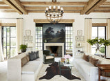 Chocolate X-Large Brazilian Cowhide Rug 6'11"H x 7'1"W #A43955 by Hudson Hides