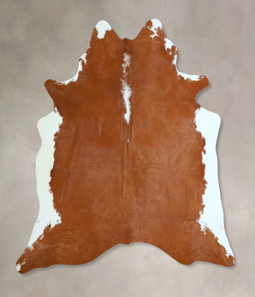 Hereford X-Large Brazilian Cowhide Rug 6'8"H x 6'1"W #A43969 by Hudson Hides