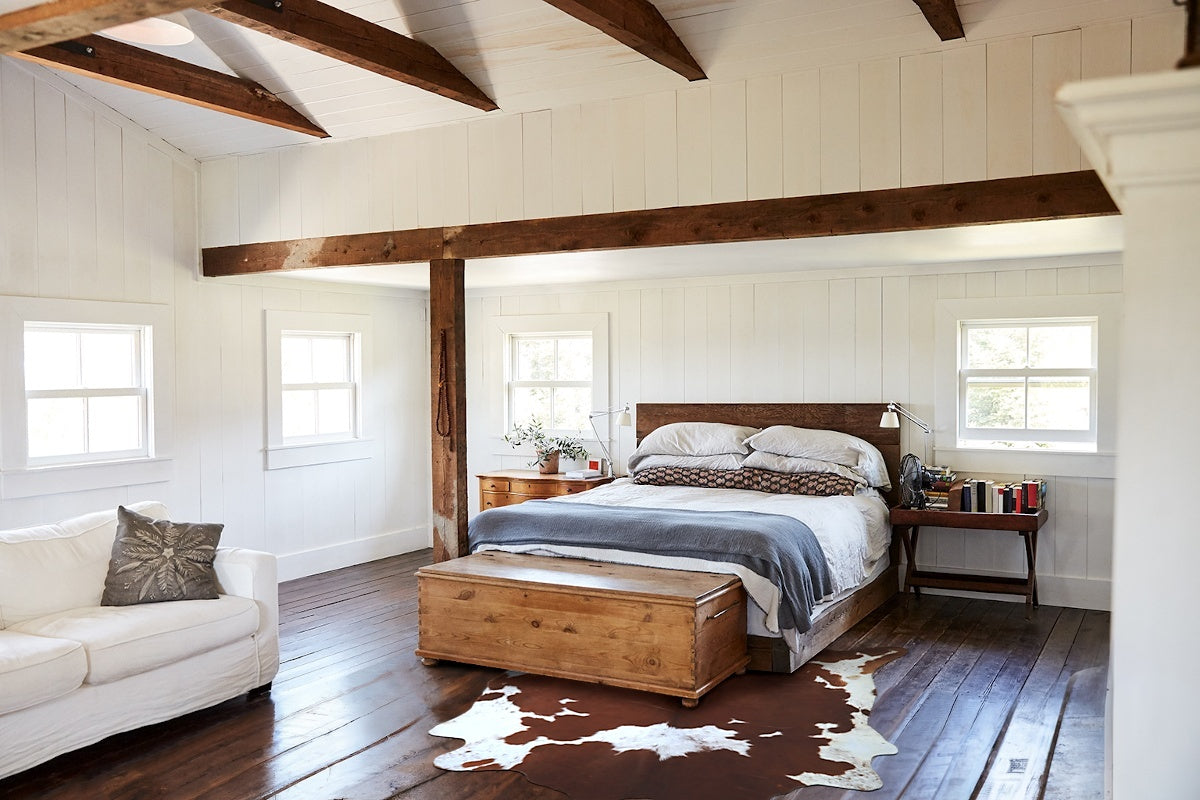 Brown and White Cowhide Rug #A43989