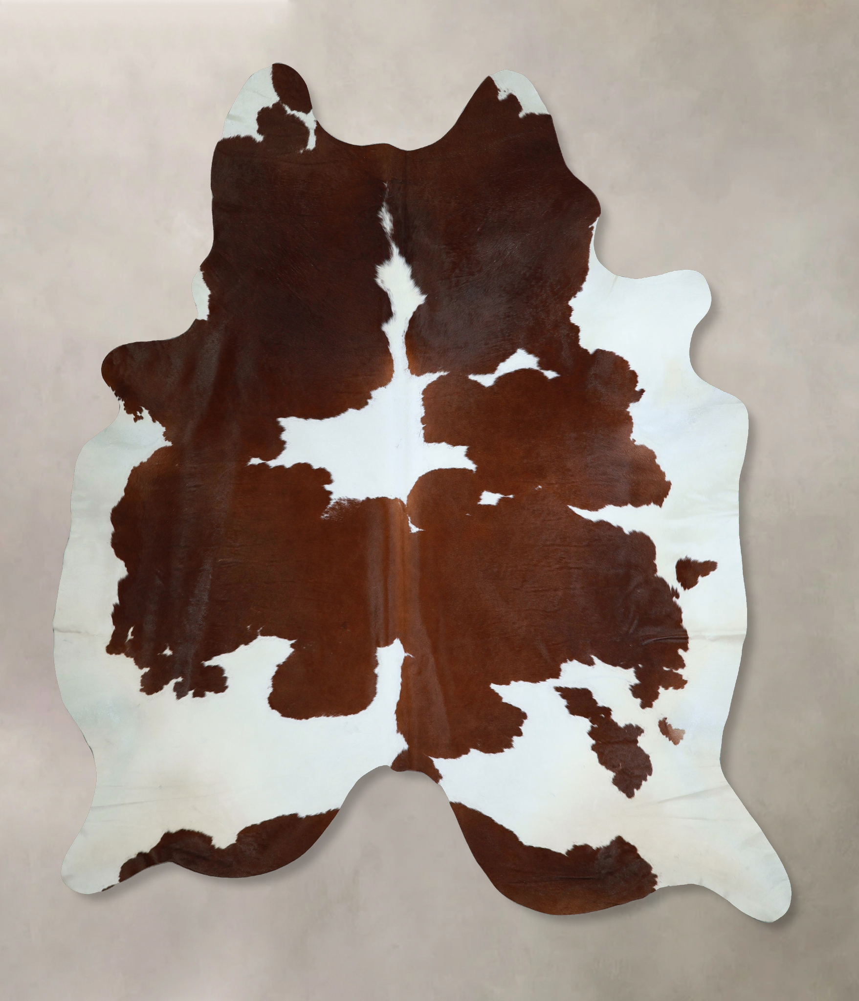 Brown and White Cowhide Rug #A43990