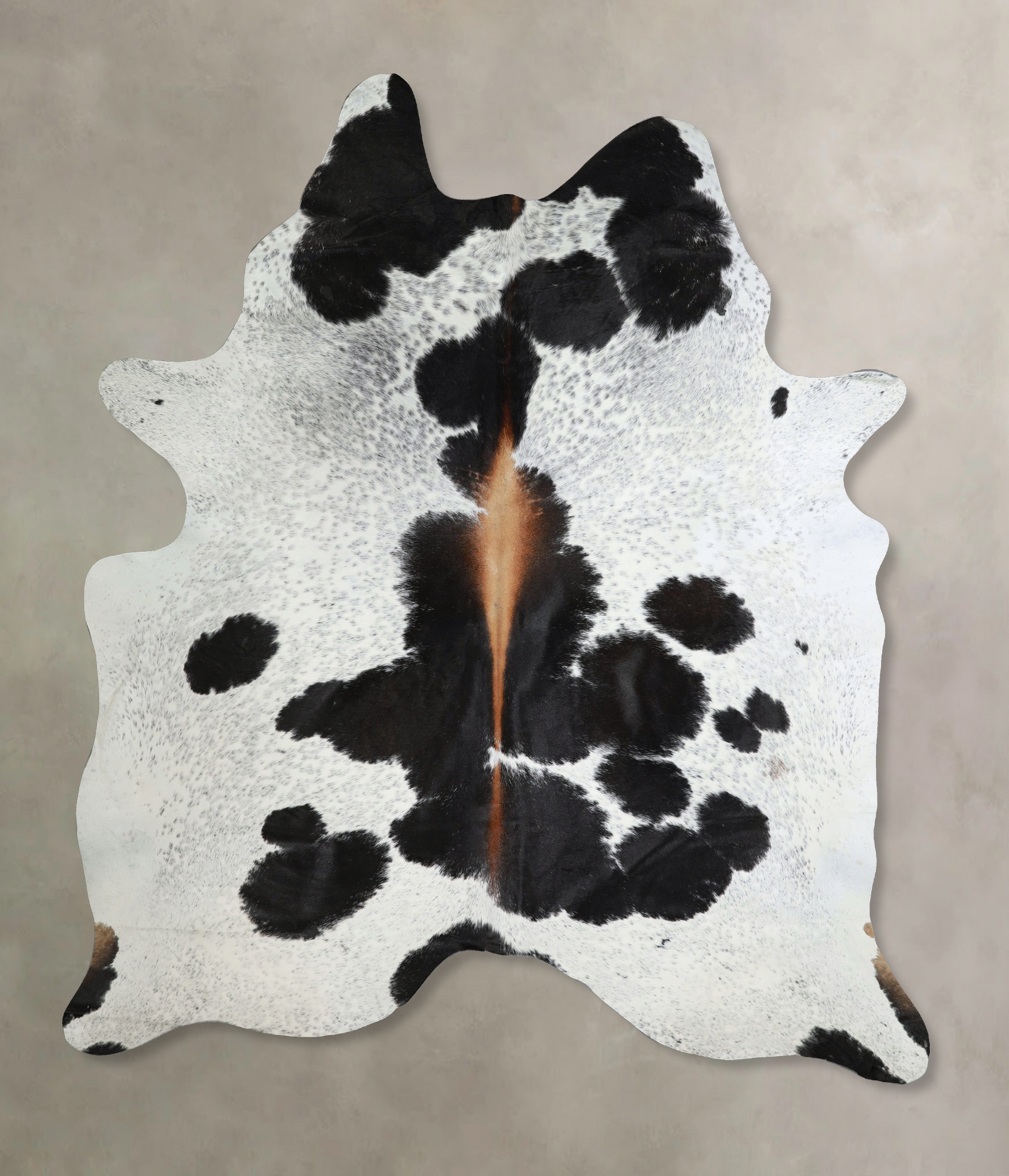 Chocolate and White Cowhide Rug #A44012