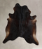 Chocolate X-Large Brazilian Cowhide Rug 7'3