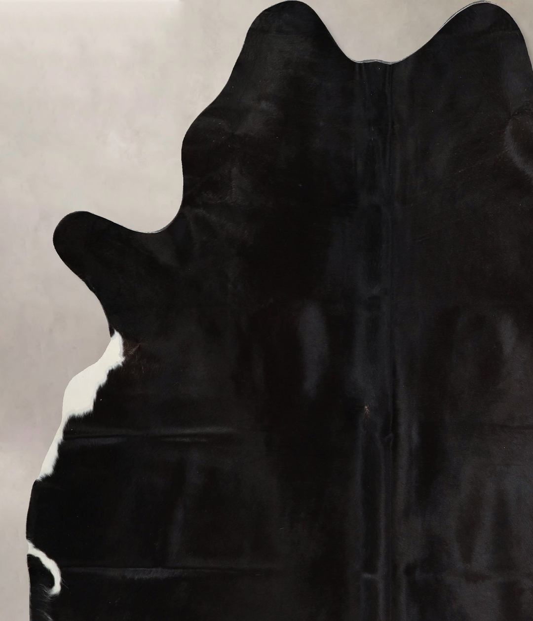 Black and White X-Large Brazilian Cowhide Rug 7'2"H x 5'10"W #A44048 b