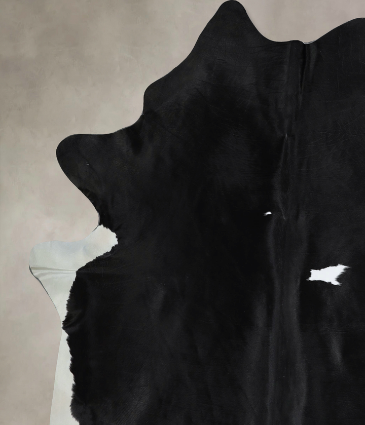 Black and White X-Large Brazilian Cowhide Rug 7'5"H x 6'5"W #A44063 by Hudson Hides
