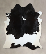 Black and White XX-Large Brazilian Cowhide Rug 8'3"H x 6'4"W #A44098 by Hudson Hides
