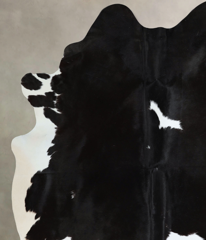 Black and White XX-Large Brazilian Cowhide Rug 8'3"H x 6'4"W #A44098 by Hudson Hides